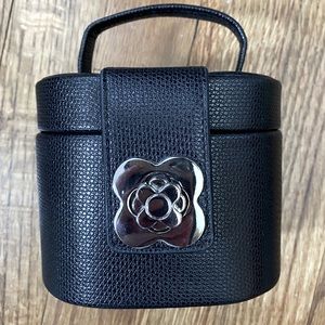 NWOT Tuscan DESIGNS black travel jewelry box